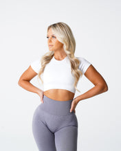 Load image into Gallery viewer, White Vortex Seamless Bra Top