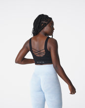 Load image into Gallery viewer, Black Desire Ribbed Seamless Bra