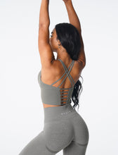Load image into Gallery viewer, Khaki Green Matrix Bra Top