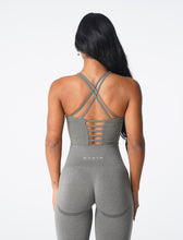 Load image into Gallery viewer, Khaki Green Matrix Bra Top