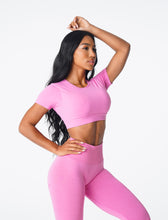 Load image into Gallery viewer, Bubble Gum Pink Open Back Tee
