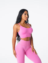 Load image into Gallery viewer, Bubble Gum Pink Flourish Seamless Bra