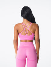 Load image into Gallery viewer, Bubble Gum Pink Flourish Seamless Bra