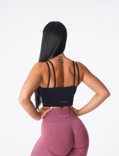 Load image into Gallery viewer, Black Poise Bra Top