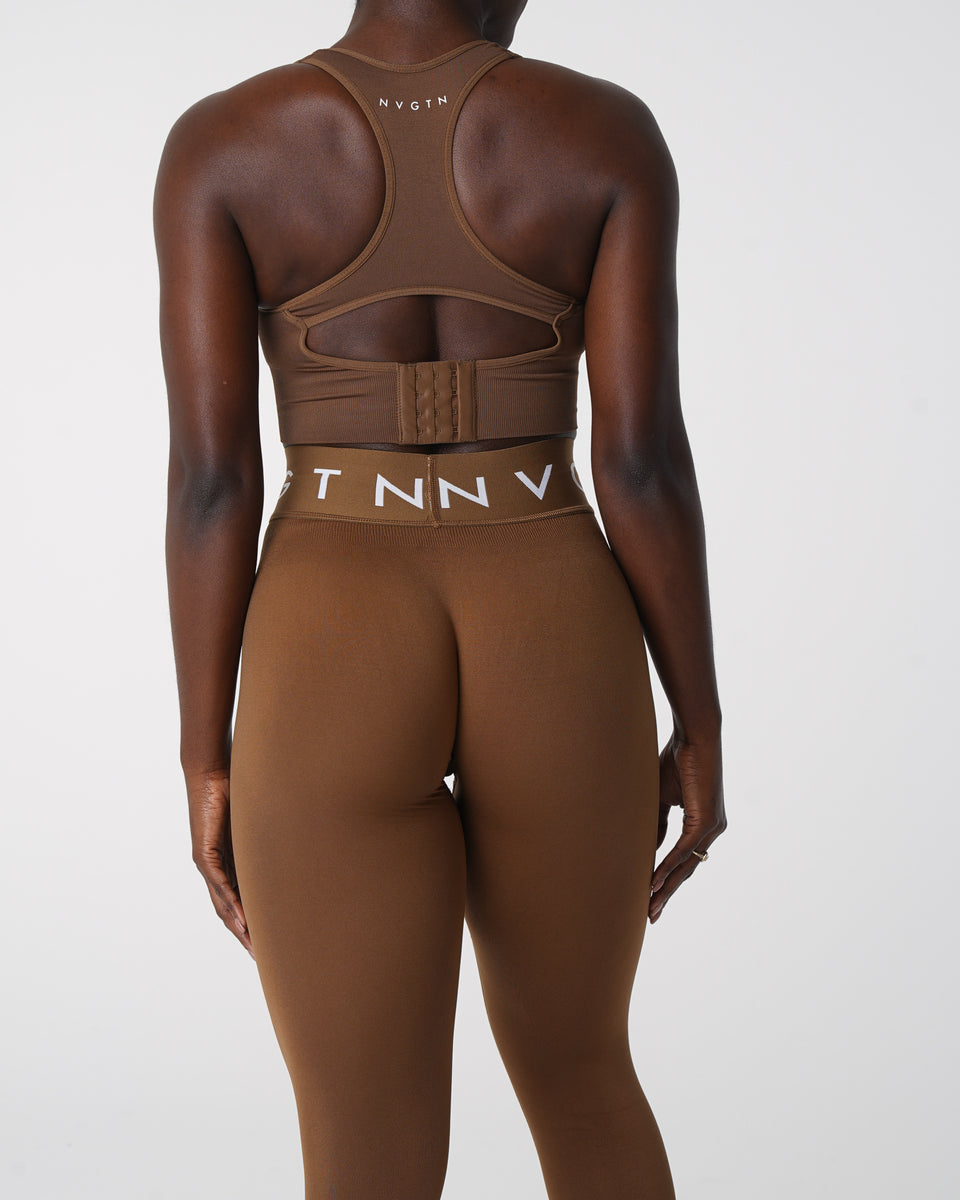NVGTN Solid Seamless Leggings Brown Size XS - $31 (35% Off Retail) New With  Tags - From Kristen