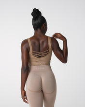 Load image into Gallery viewer, Beige Desire Ribbed Seamless Bra