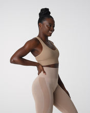 Load image into Gallery viewer, Beige Galaxy Ribbed Seamless Bra