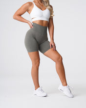 Load image into Gallery viewer, Khaki Green Biker Shorts