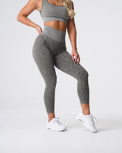 Load image into Gallery viewer, Khaki Green Snakeskin Seamless Leggings