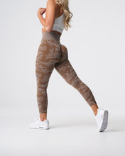 Load image into Gallery viewer, Mocha Camo Seamless Leggings