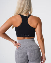 Load image into Gallery viewer, Black Cinched Seamless Bra
