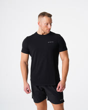 Load image into Gallery viewer, Black Pulse Fitted Tee