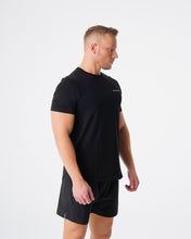 Load image into Gallery viewer, Black Pulse Fitted Tee