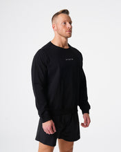 Load image into Gallery viewer, Black Crew Neck Sweatshirt