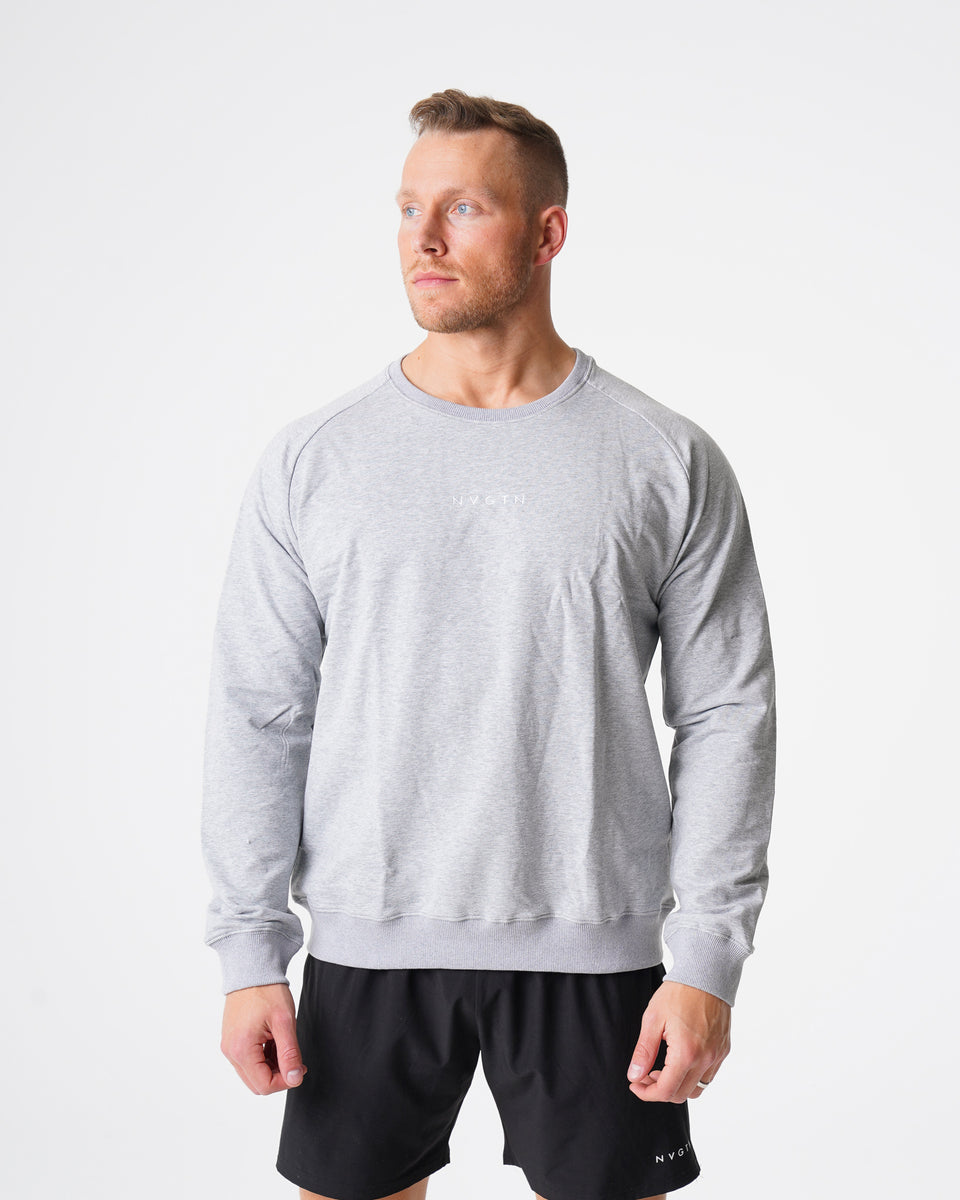 Kotn Men's Mock Neck Sweatshirt in Gray - IndieGetup