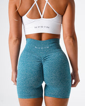 Load image into Gallery viewer, Teal Scrunch Seamless Shorts