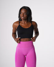 Load image into Gallery viewer, Black Flourish Seamless Bra