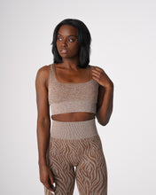 Load image into Gallery viewer, Mocha Zebra Eclipse Seamless Bra