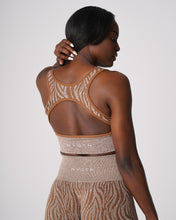Load image into Gallery viewer, Mocha Zebra Eclipse Seamless Bra