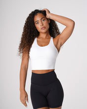 Load image into Gallery viewer, White Matrix Bra Top