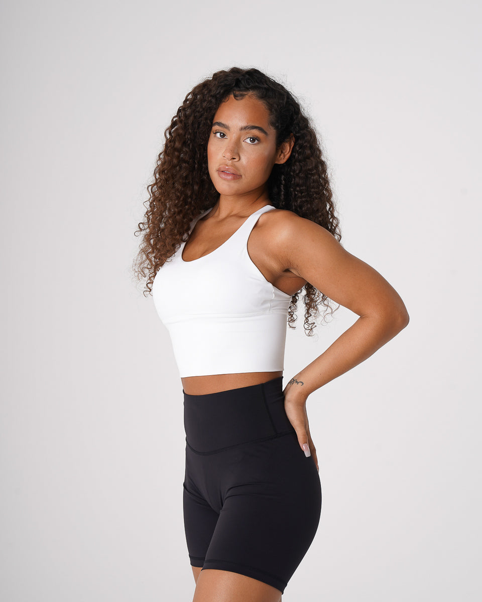 NVGTN Matrix Bra Top - White |