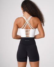 Load image into Gallery viewer, White Matrix Bra Top