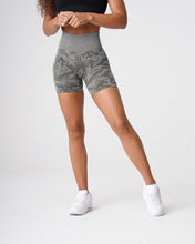 Load image into Gallery viewer, Khaki Green Camo Seamless Shorts
