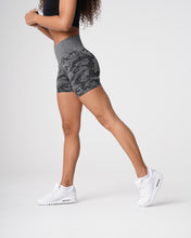 Load image into Gallery viewer, Black Camo Seamless Shorts
