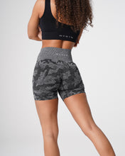 Load image into Gallery viewer, Black Camo Seamless Shorts