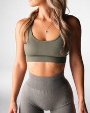 Load image into Gallery viewer, Khaki Green Wander Seamless Bra