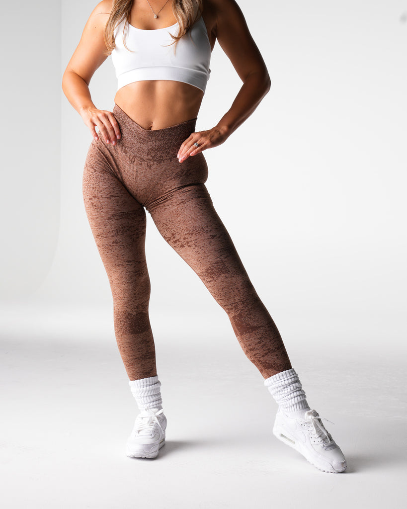 Gingerbread Digital Seamless Leggings