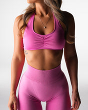 Load image into Gallery viewer, Bubble Gum Pink Comeback Seamless Halter Bra