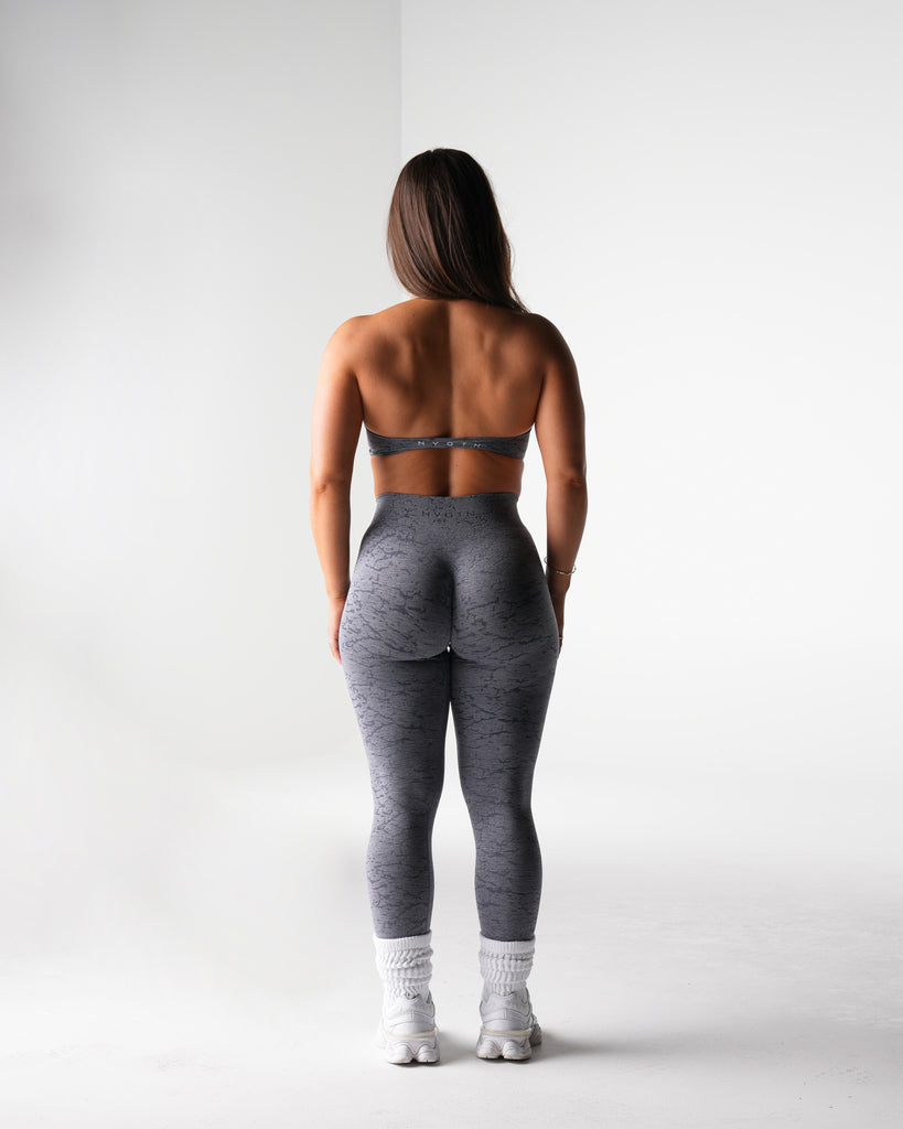 Grey Breakthrough Stunner Seamless Halter Bra