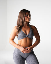 Load image into Gallery viewer, Grey Breakthrough Stunner Seamless Halter Bra