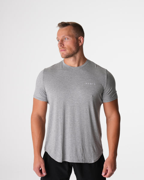Grey Tech Fitted Tee