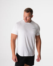 Load image into Gallery viewer, White Tech Fitted Tee