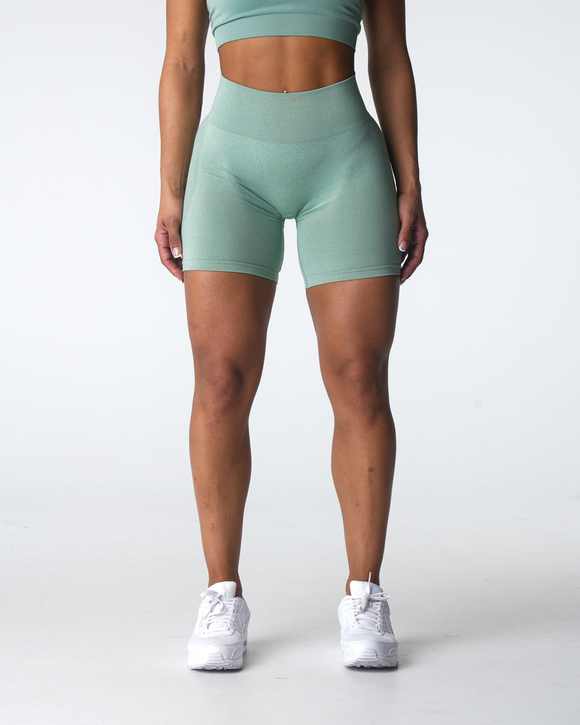 Sage Green Contour Seamless Shorts
