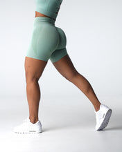 Load image into Gallery viewer, Sage Green Contour Seamless Shorts