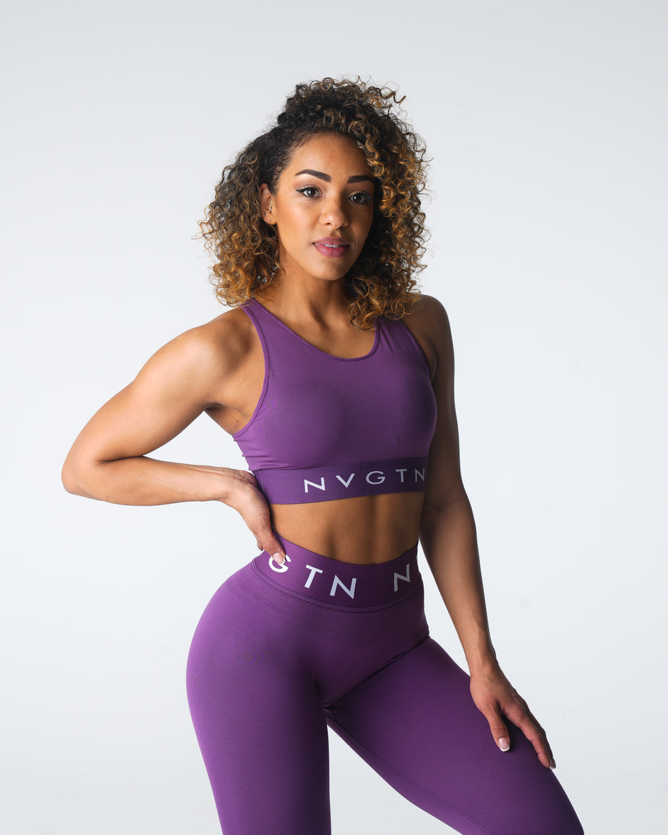 NVGTN Trilogy Sport Seamless Bra - Amethyst