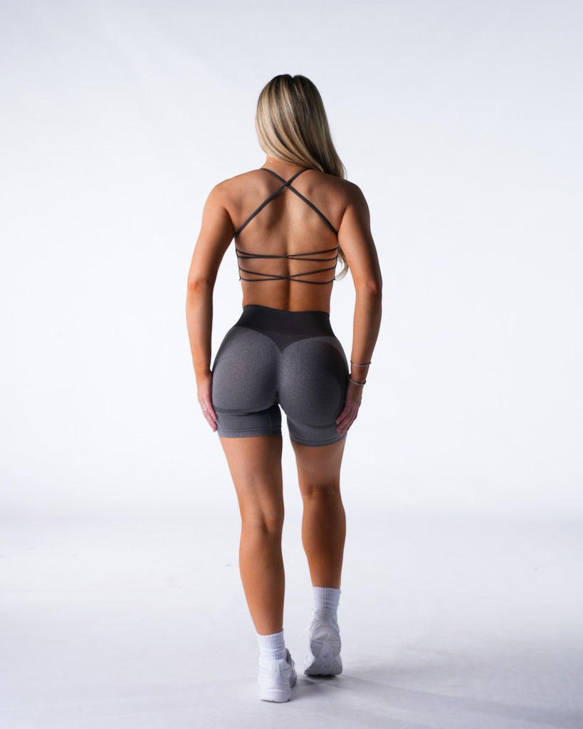 NVGTN Knockout Seamless Shorts - Carbon |