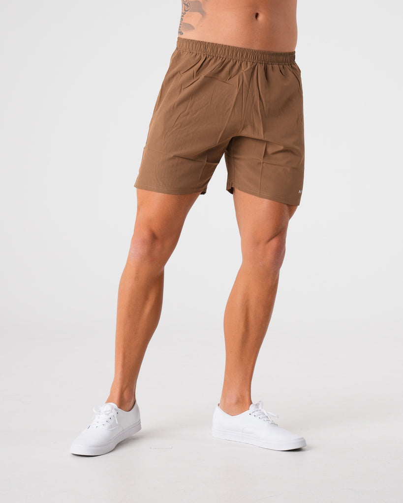 Mocha Flex Shorts