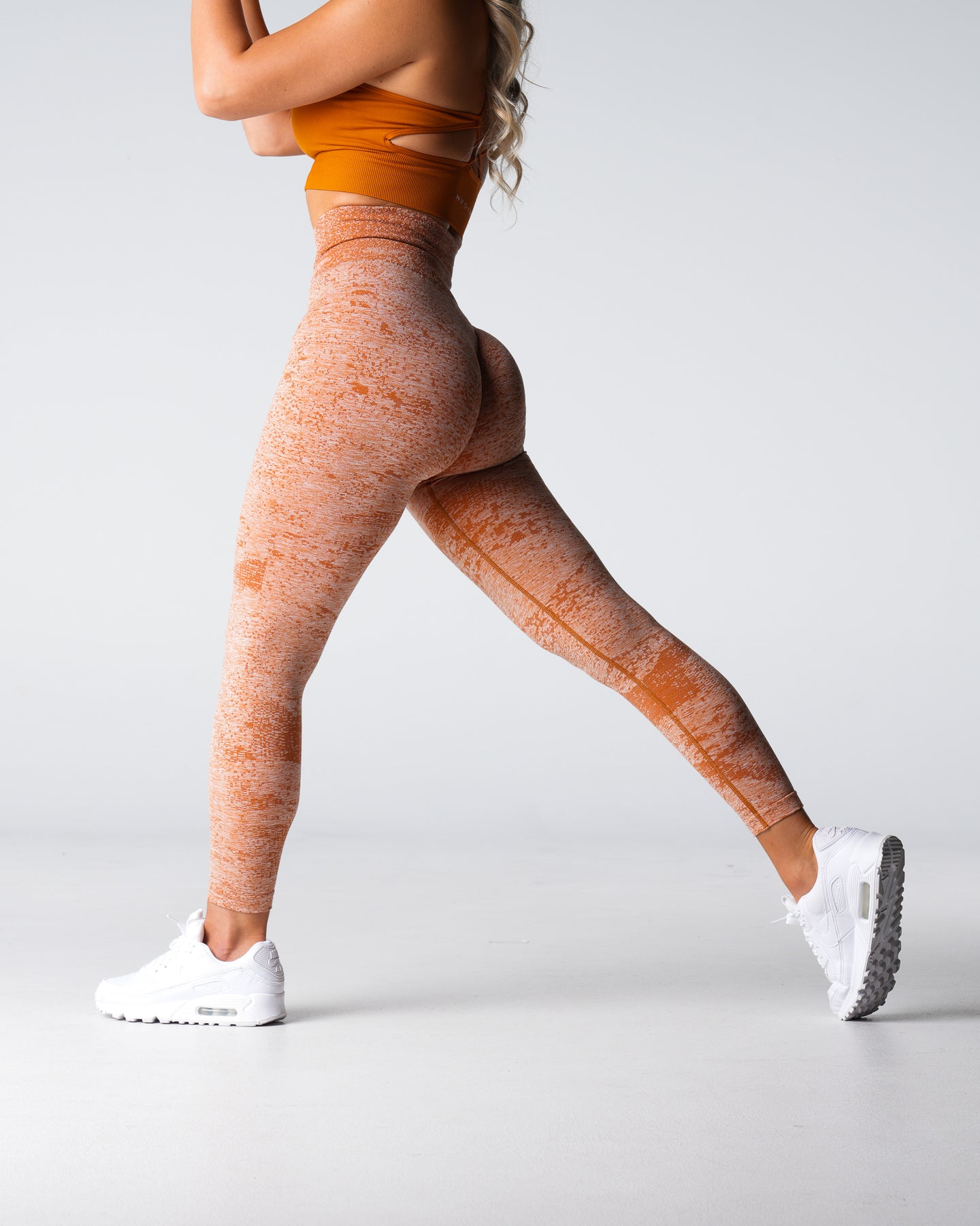 Terracotta Digital Seamless Leggings