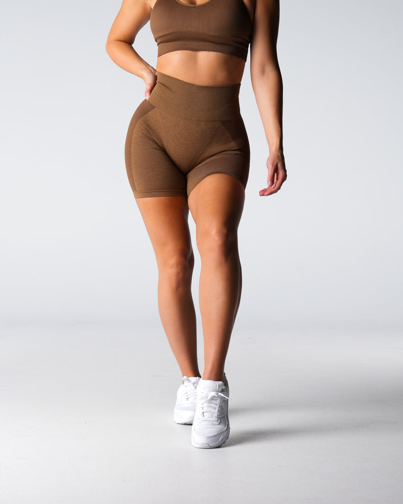 NVGTN mocha contour seamless shorts - Athletic apparel