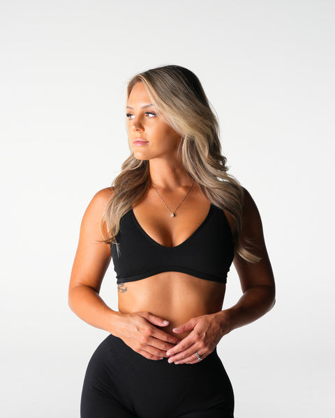 Black Edge Seamless Bra