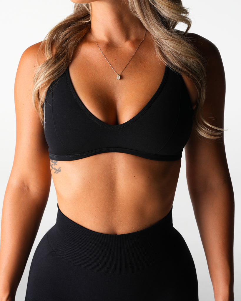 Black Edge Seamless Bra