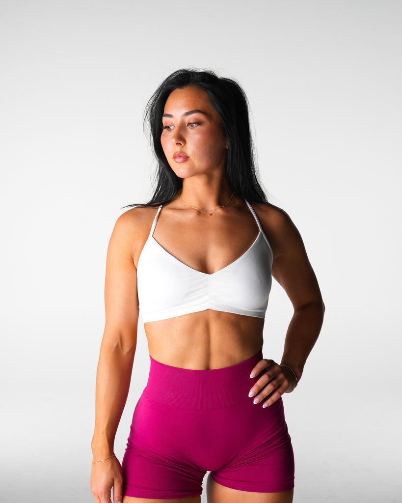 White Flex Seamless Bra