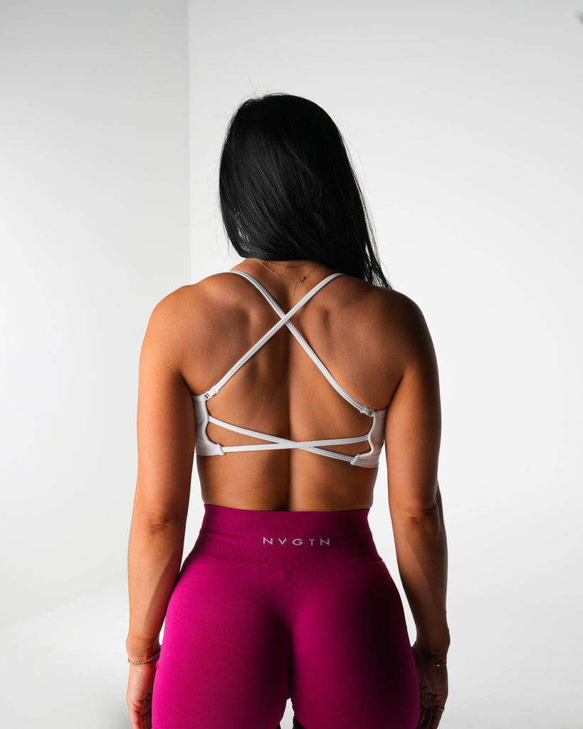 White Flex Seamless Bra