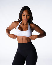 Load image into Gallery viewer, White Comeback Seamless Halter Bra