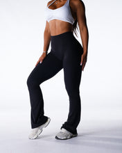 Load image into Gallery viewer, Black Aera Flare Pants