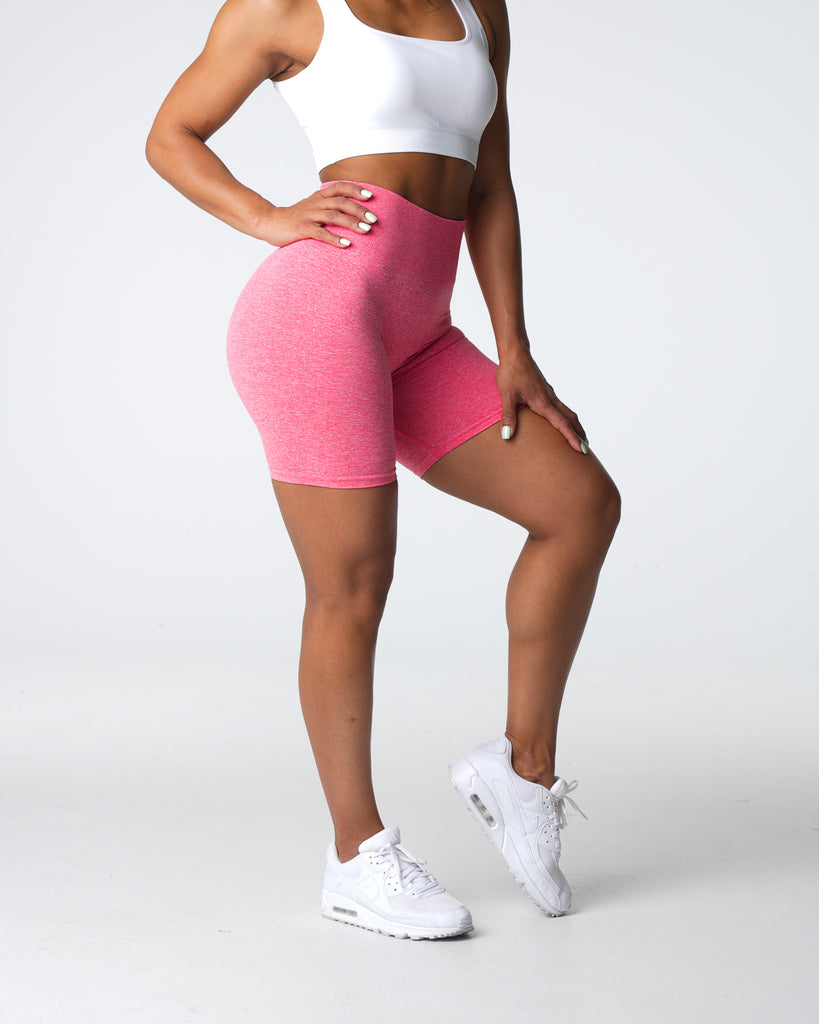 Coral Scrunch Seamless Shorts